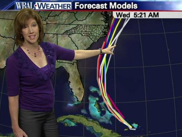 Forecasts push Hurricane Irene farther east