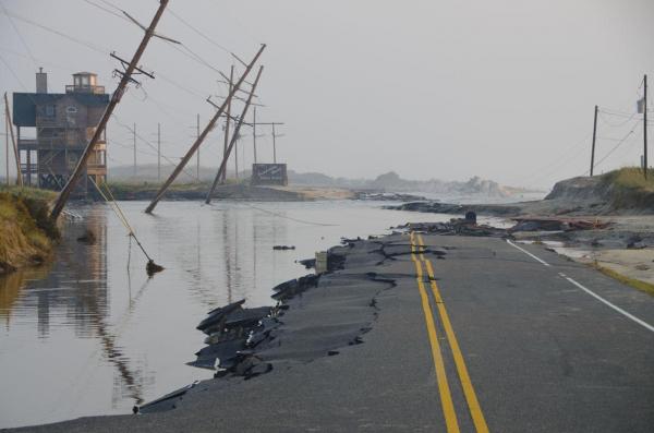 Photos of Hurricane Irene's impact in on N.C. Highway 12 by Donny Bowers.