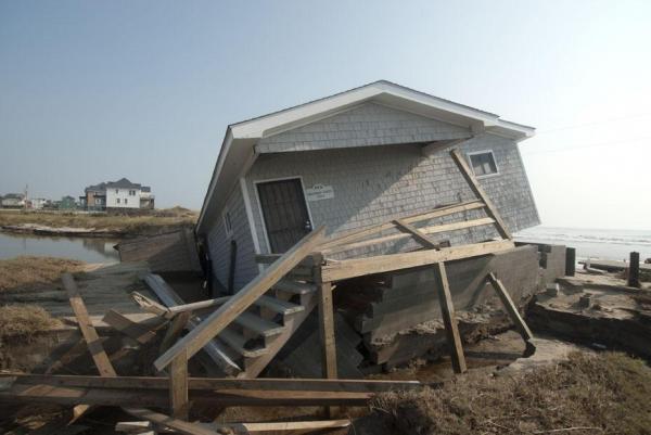 Photos of Hurricane Irene's impact in Buxton by Donny Bowens.