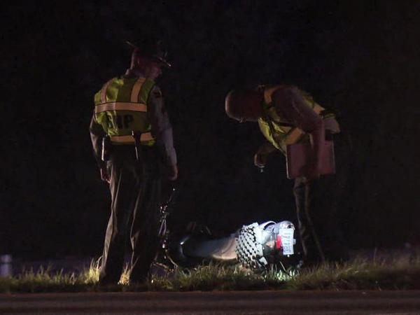 I-40 motorcycle wreck in Garner