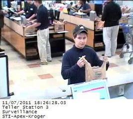 UNC student wanted in Apex bank robbery