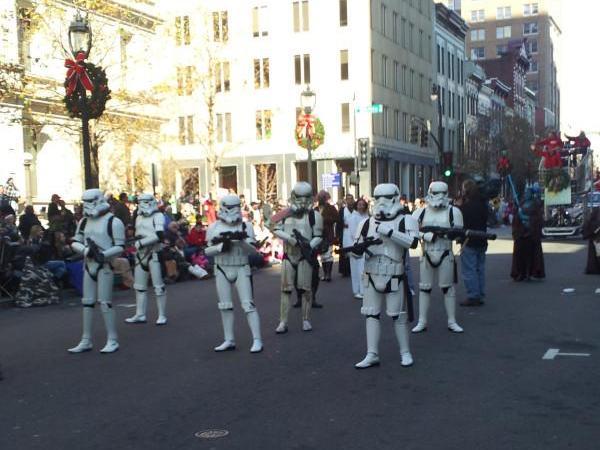  StormTroopers take over Fayetteville Street. 