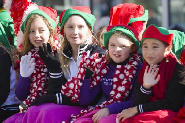 Christmas cheer on parade in Raleigh