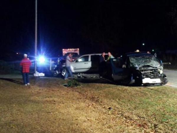 At least eight injured in Harnett County three-car wreck
