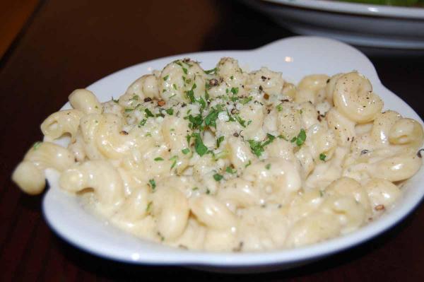 The blue cheese mac and cheese at Porter's City Tavern.