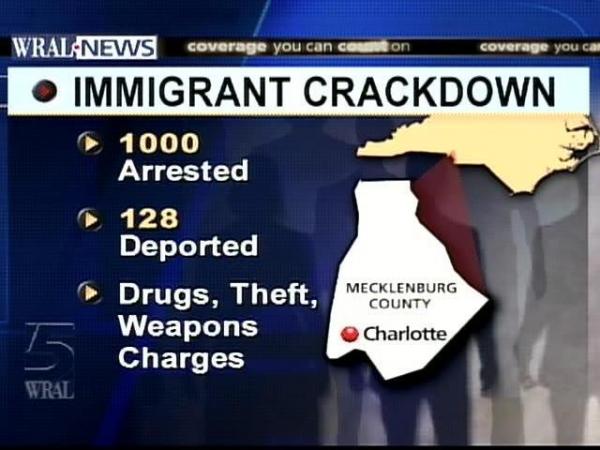 Mecklenburg Immigration Crackdown Nets Nearly 1,000 Illegals