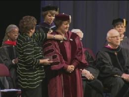 Jo Allen officially installed as president of Meredith College