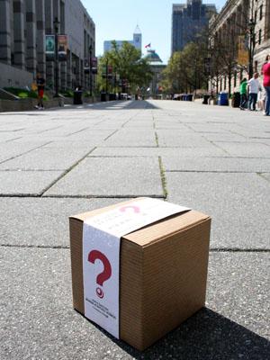 'Mystery Boxes' pop up in the Triangle