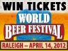 2012 World Beer Festival - Raleigh Ticket Giveaway thumbnail
