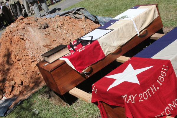 Confederate brothers buried again