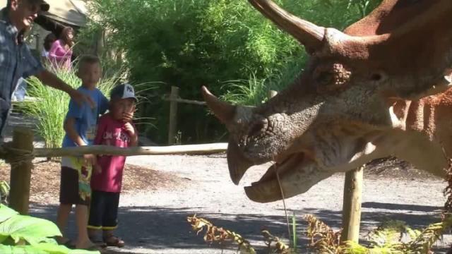 Dinosaurs reign at the N.C. Zoo