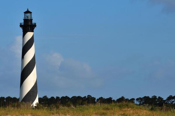 Cape Hatteras Lighthouse in late spring