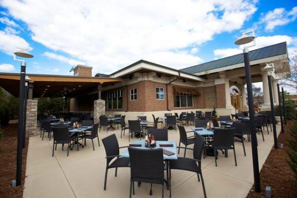 The patio at Rockwell's American Grill in Cary. (Image from Facebook)
