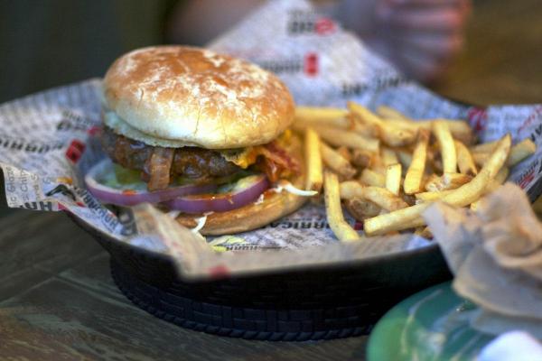 Hurricane Grill and Wings in Cary isn't known for its burgers, but it should be. 