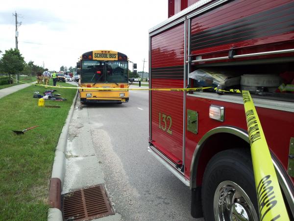 Hot steam, liquid burns students' feet on Wake school bus