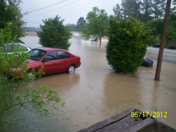 Major Street Flooding In Black Creek, Wilson County