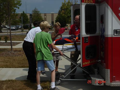Campers participate in Wake Tech's Public Safety Careers Camp