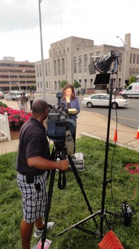 Behind the scenes at John Edwards' trial.