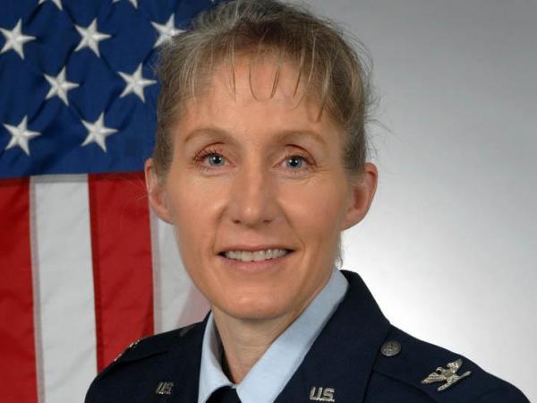 Col. Jeannie Leavitt, commander of 4th Fighter Wing at Seymour Johnson