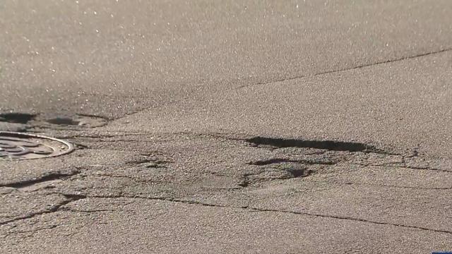 Potholes worse than usual because of early snow
