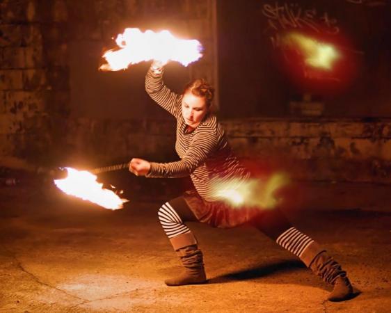 Mesmerizing Arts with bring fire and LED dancers to North Hills Art Week June 8 