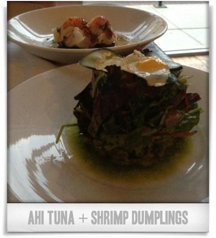 Taken at Revolution.  Comment: Ahi Tuna + shrimp dumplings