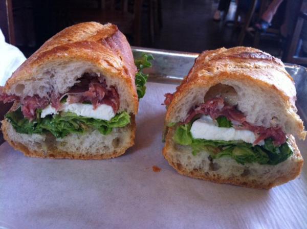 The Caprese at Sandwhich in Chapel Hill. (Photo by Chris Rhyne Reid)