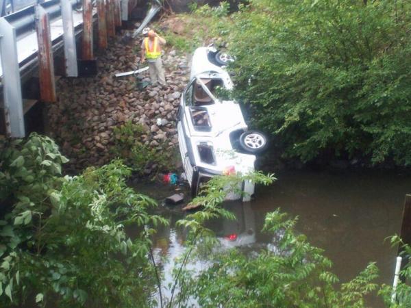 SUV plunges into Johnston County river