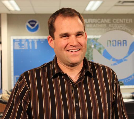 Senior hurricane specialist Michael Brennan
