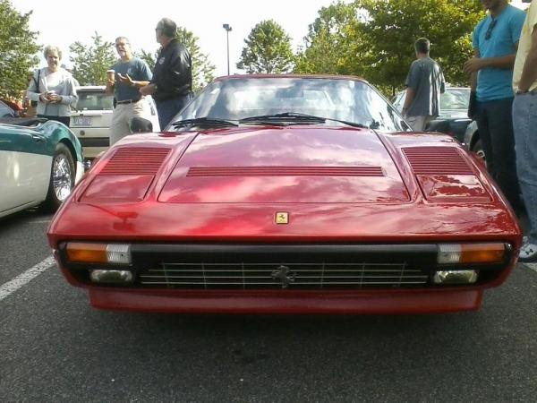 A Ferrari at the Cars and Coffee event in Brier Creek. (Photo by Brian Lorello)