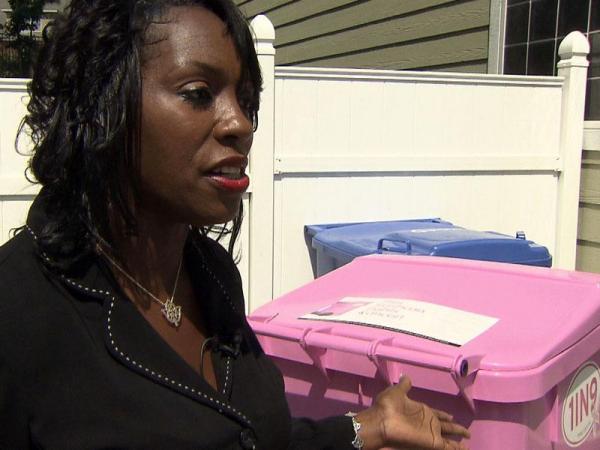 Fuquay-Varina woman wants town to allow pink trash cans