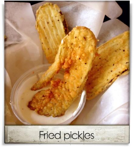 Raleigh Times Bar: Fried pickles