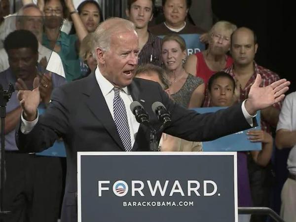 Joe Biden in Durham
