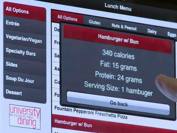 NCSU trying to get students to improve diets