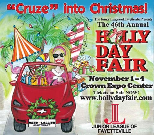 Holly Day Fair is the largest holiday gift and craft show in Eastern North Carolina. Holly Day Fair is a one-stop holiday shopping event that draws an average of 21,000 attendees and 200 vendors. Show-goers have an extensive selection of unique handcrafted and manufactured products to select from. (Picture from Facebook)