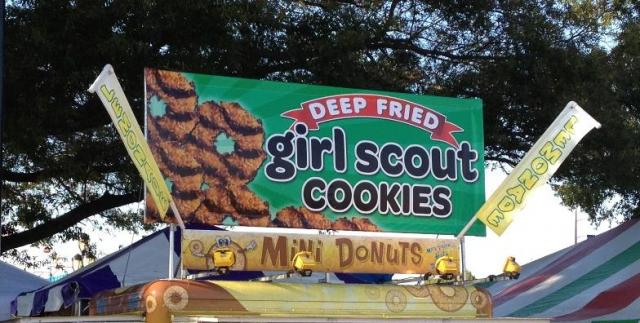 Deep Fried Girl Scout Cookies