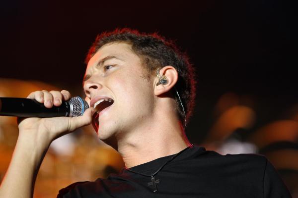 Scotty McCreery performs at NC State Fair