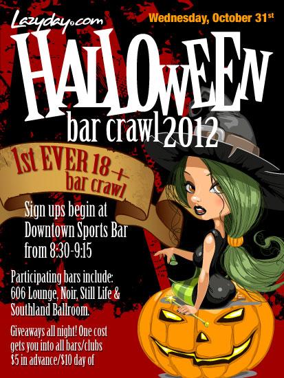 Lazyday Halloween Bar Crawl 2012