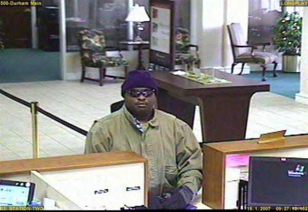 Durham Bank Robbery Suspect