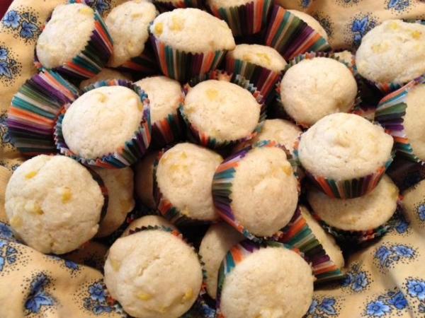 Mini corn muffins