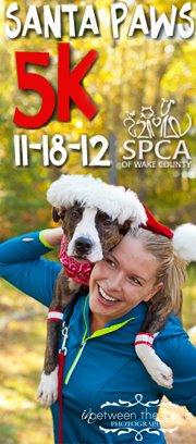 Santa Paws 5K. Photo from SPCA Facebook page.