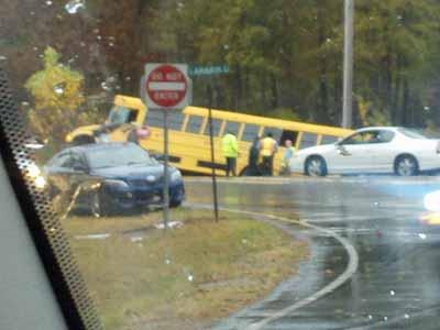 Hoke County school bus wreck