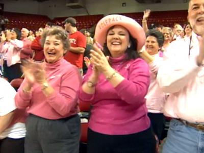 Breast cancer survivors celebrate Yow's return