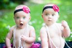 The Nogard twins, grand prize winners in the 13- to 24-month category of Go Ask Mom's Cutest Baby Contest
