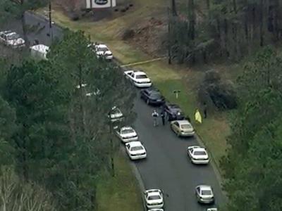 Sky 5 Images: Police officer reportedly shot in Durham