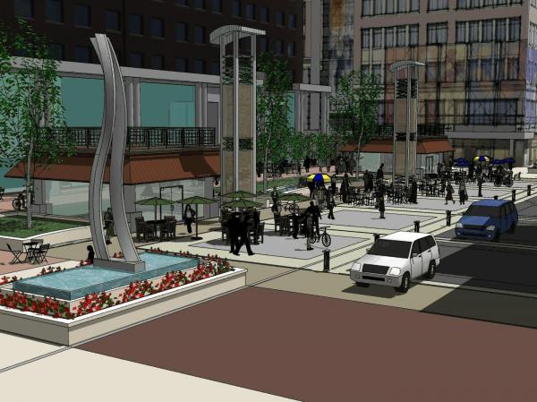 City Has a Plaza in Mind for Fayetteville Street
