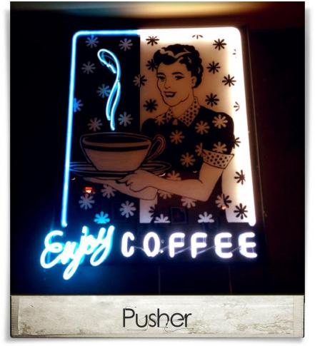 Third Place Coffeehouse: Pusher