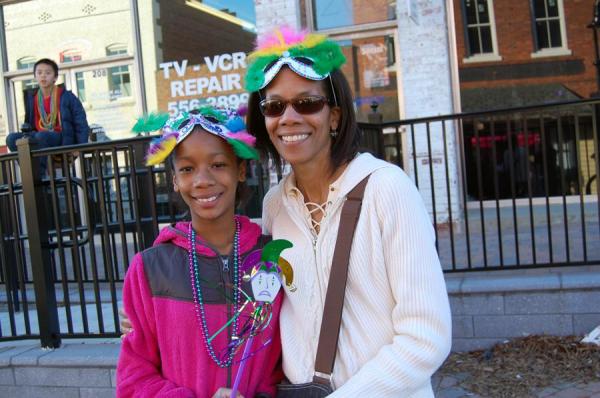 Wake Forest celebrated Mardi Gras during a family-friendly festival downtown on Feb. 9, 2013.