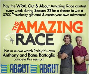 WRAL Out & About Amazing Race Contest 300x250