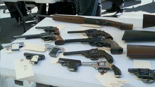Rocky Mount police take guns, give cash